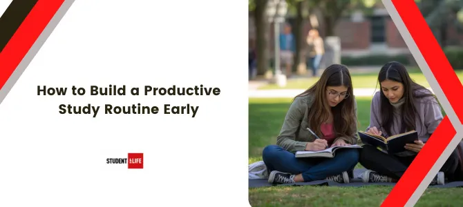 How to Build a Productive Study Routine Early | Student & Life